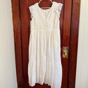 Anthropologie Peregrine Smocked Midi Dress – Size 2X | NWOT